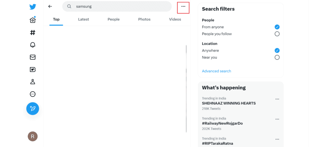 How to Clear Your Saved Searches on Twitter – TechCult