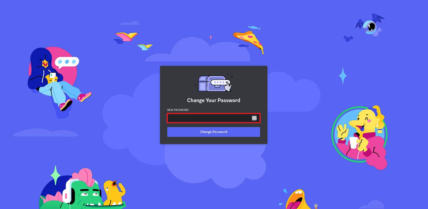 Type in a new password in the New Password text field. Fix Discord Email is Already Registered Error
