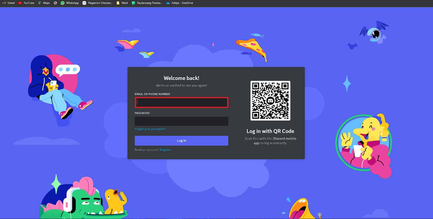 Type in the email address that is causing the issue in the Email or Phone Number text field