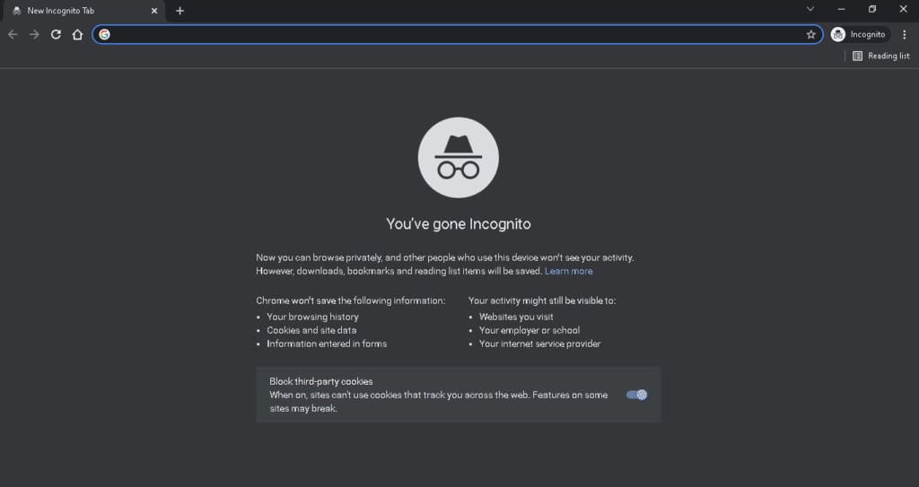 Use Incognito Mode