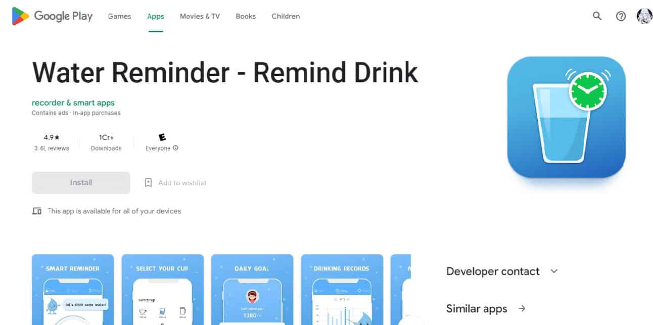 Water Reminder