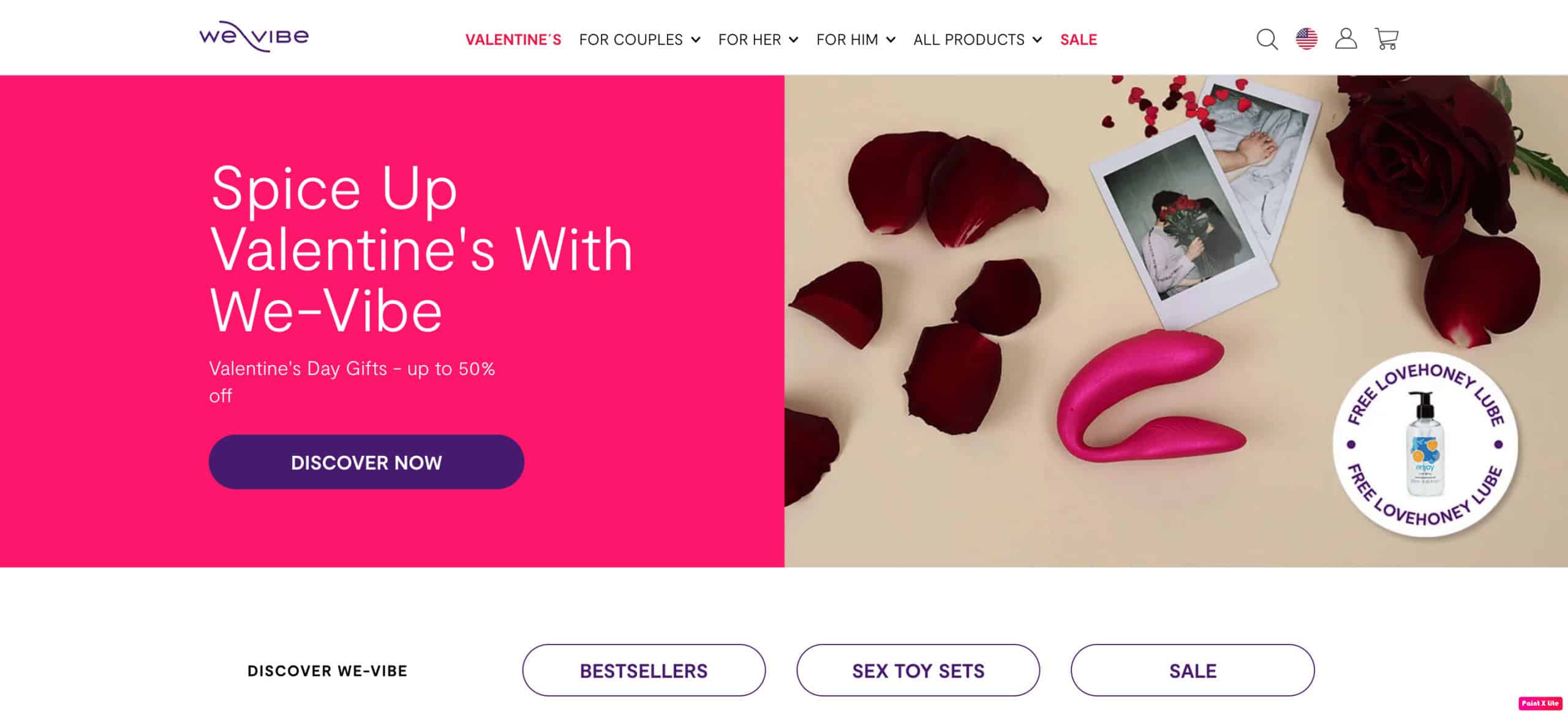 we-vibe homepage