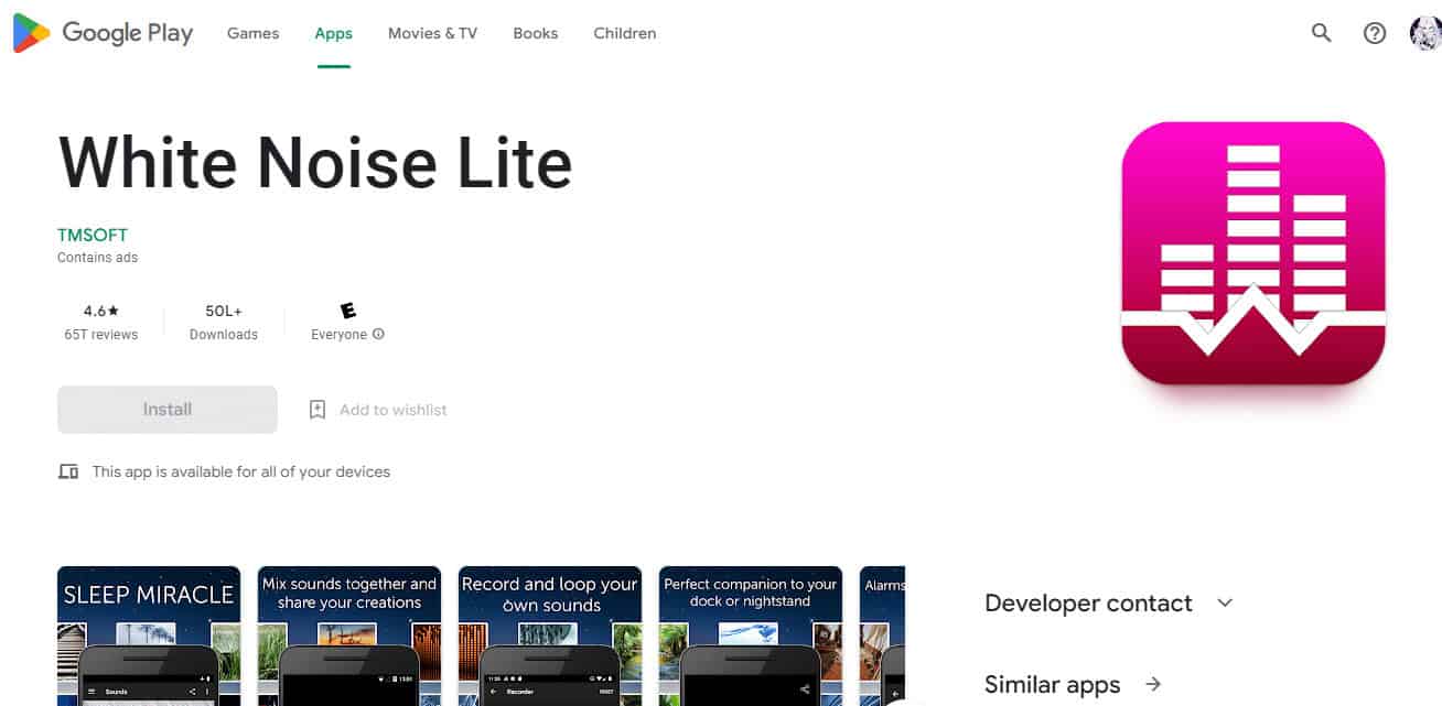 White Noise Lite on Google Play. 22 Best Self Care Apps for Free