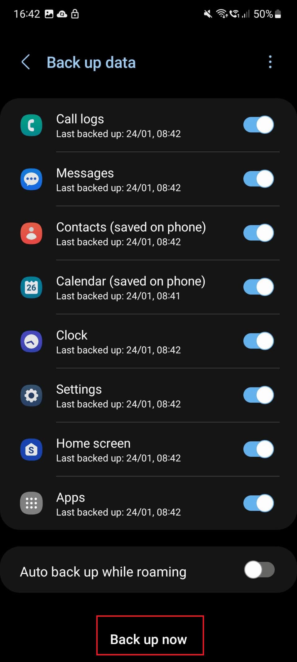 back up now