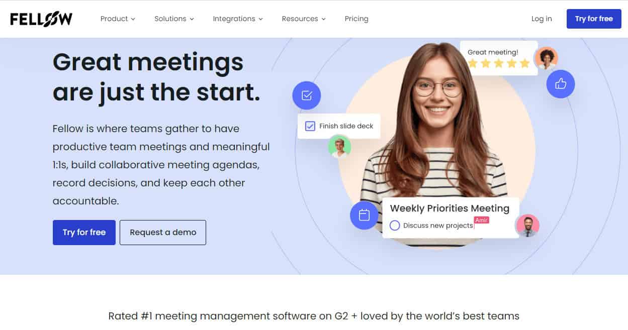 Fellow. 21 Best Tools to Get AI-Generated Meeting Notes
