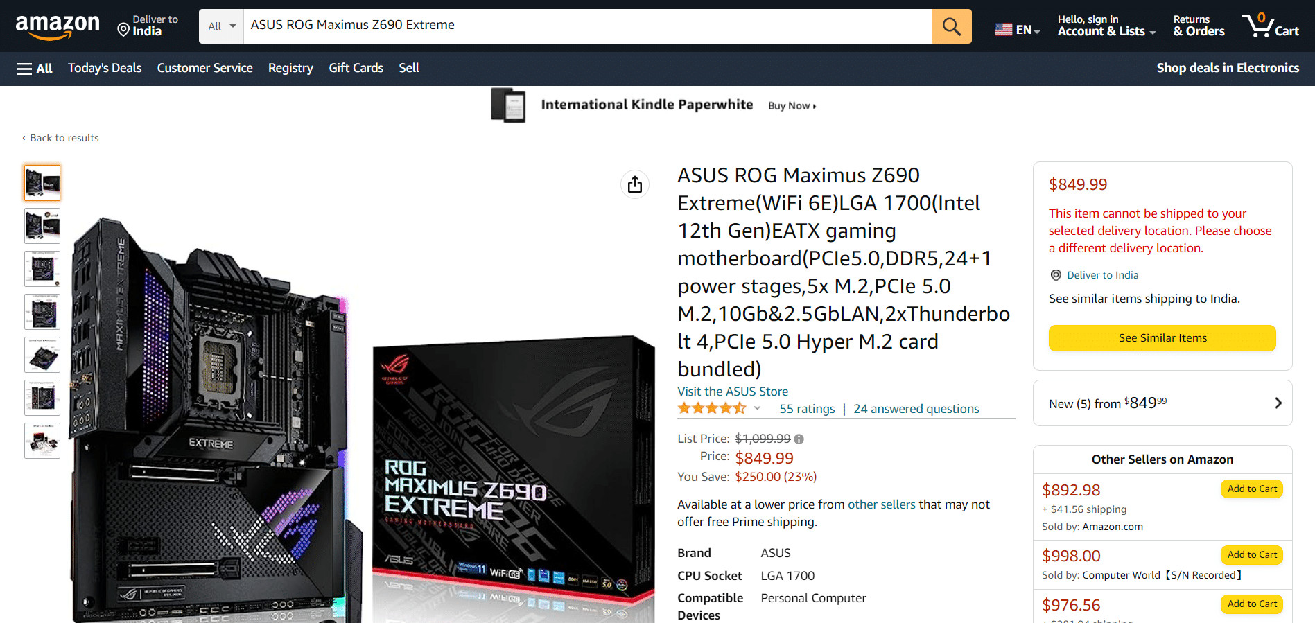 ASUS ROG Maximus Z690 Extreme