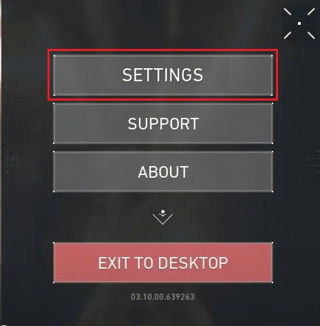 Click on SETTINGS