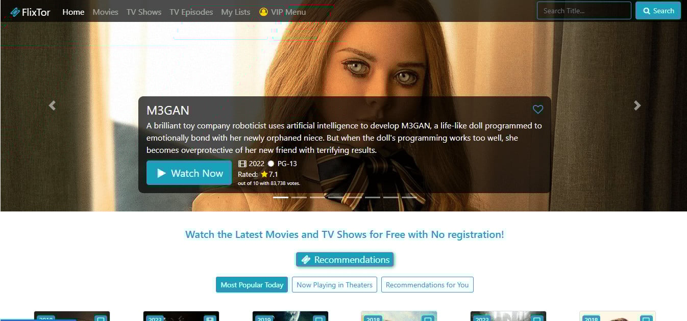 Flixtor website
