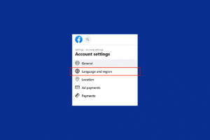 How to Change the Language on Facebook Back to English – TechCult