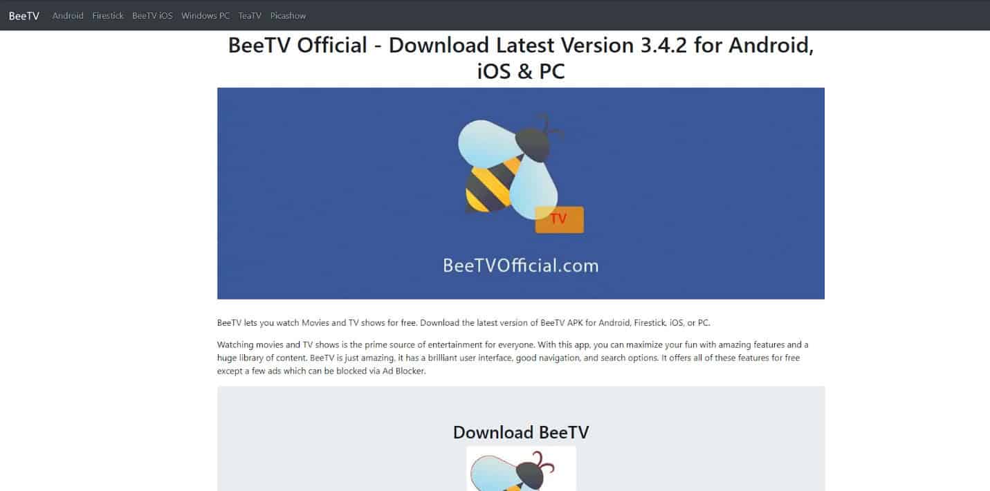 BeeTV. 24 Best Apps for Jailbroken Firestick
