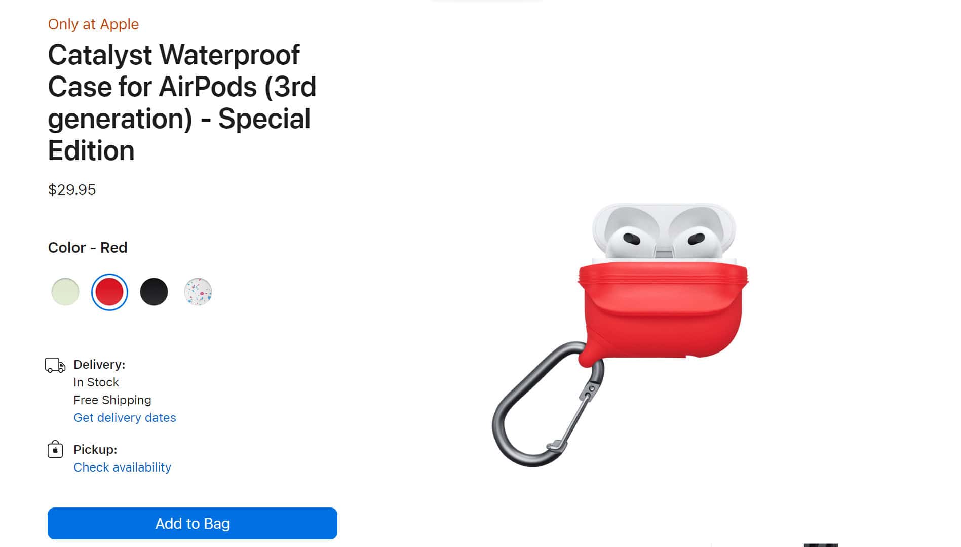 Catalyst Waterproof Case for AirPods 3rd generation Special Edition