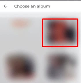 Choose any one of the albums.