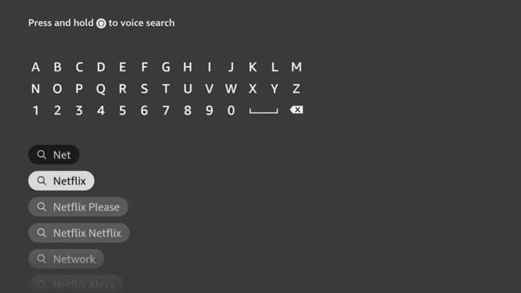 choose Search and type Amazon Prime