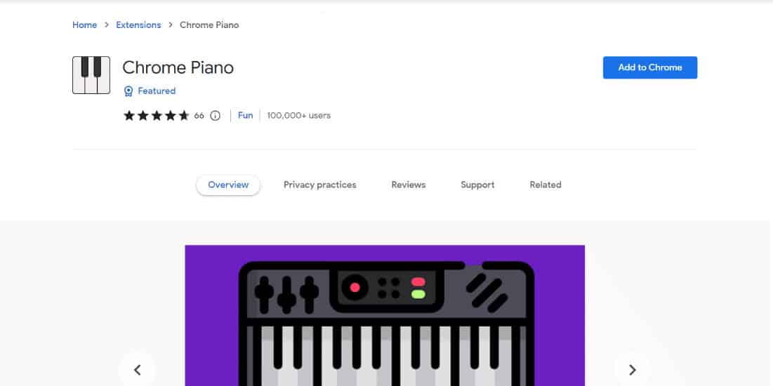 Chrome Piano. 25 Best Chrome Extensions Games