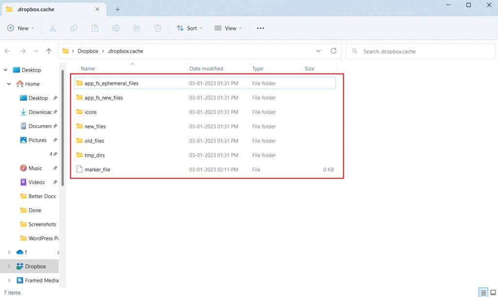 Clear Dropbox Cache. Fix Dropbox Not Enough Space to Access Folder