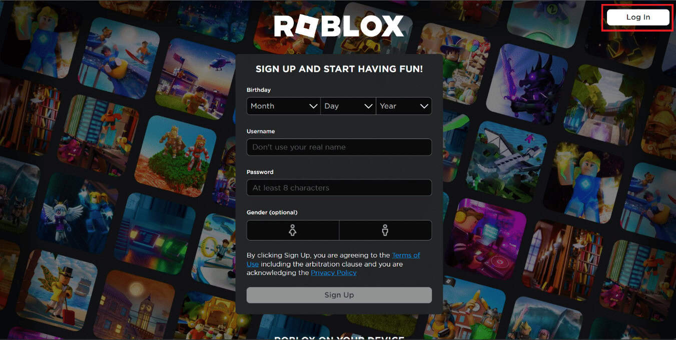 Click on Log In button. 9 Ways to Fix Roblox Error Code 529