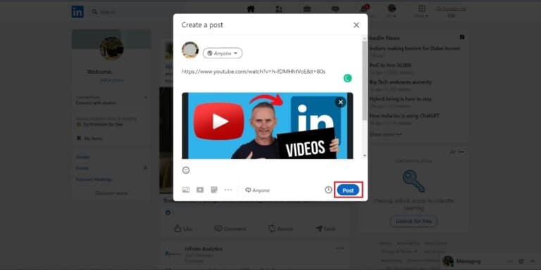 How to Post a YouTube Video on LinkedIn – TechCult