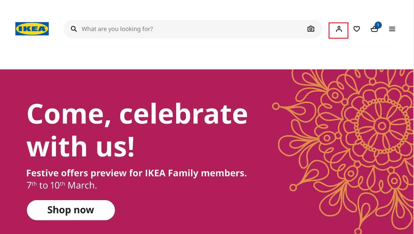 click on the Profile icon | does IKEA family cost money
