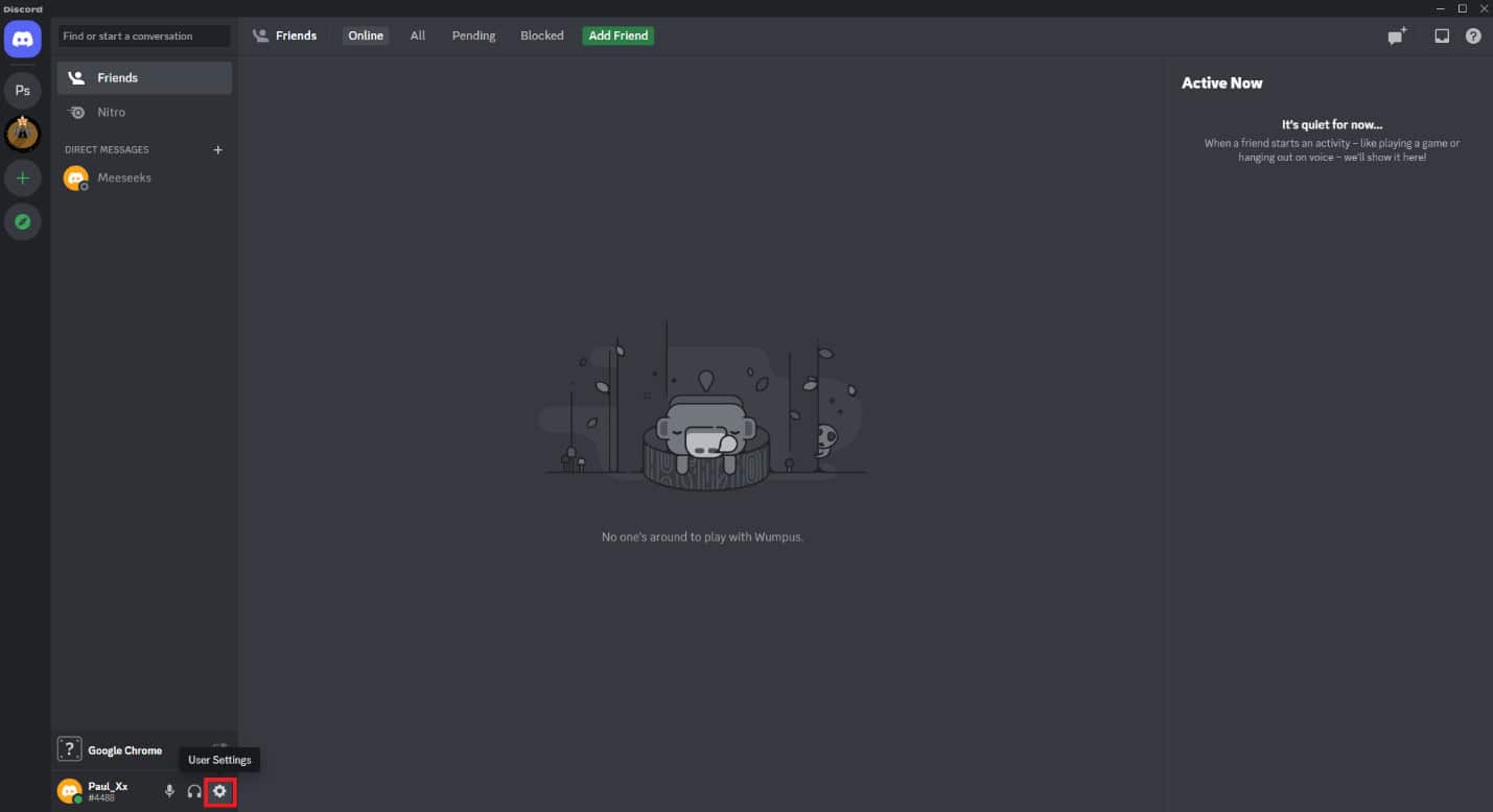 Click on the cog icon. how to uncap FPS in Apex Legends