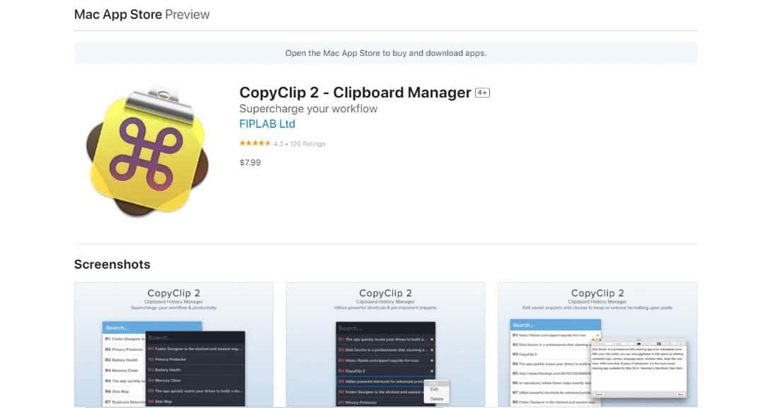 CopyClip 2. Top 20 Best Mac Clipboard Manager Apps 