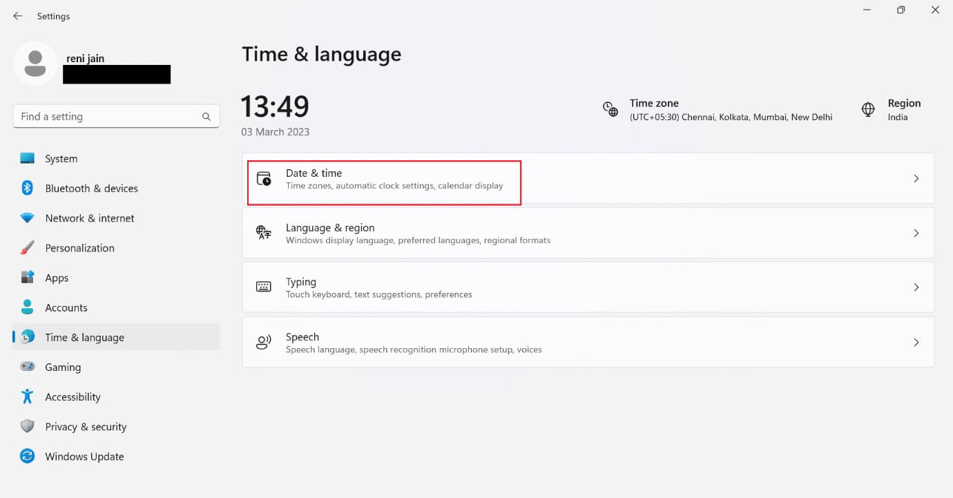 date and time windows