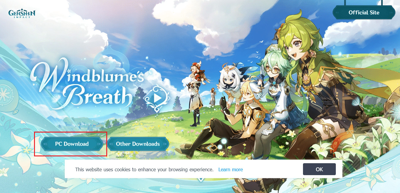 download Genshin Impact for PC