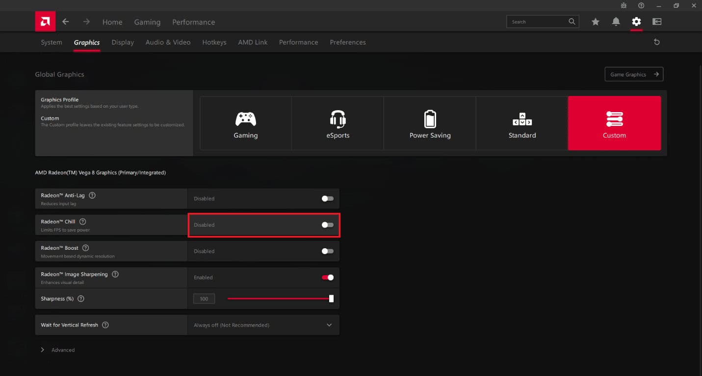Enable the Radeon Chill option. How to Limit FPS in Apex Legends