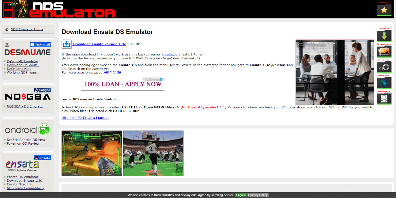 Ensata download page