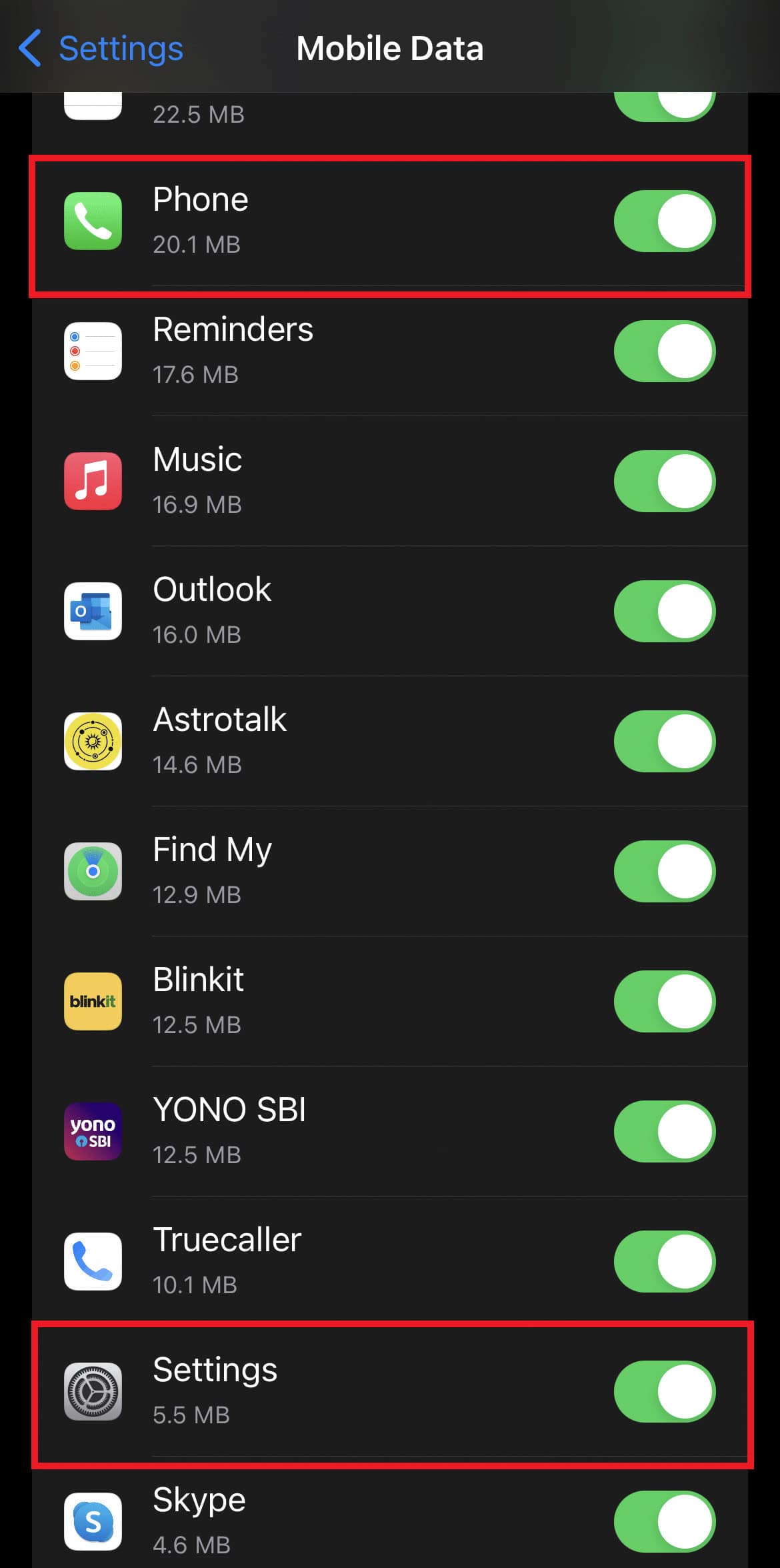 Ensure toggle buttons for Phone and Settings are on. 11 Ways to Fix Visual Voicemail is Currently Unavailable Error