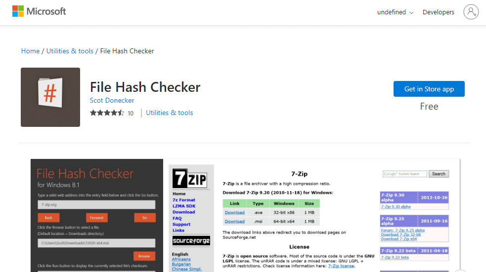 File Hash Checker