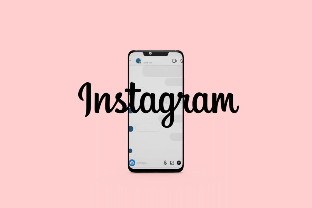 how to send blank message on instagram