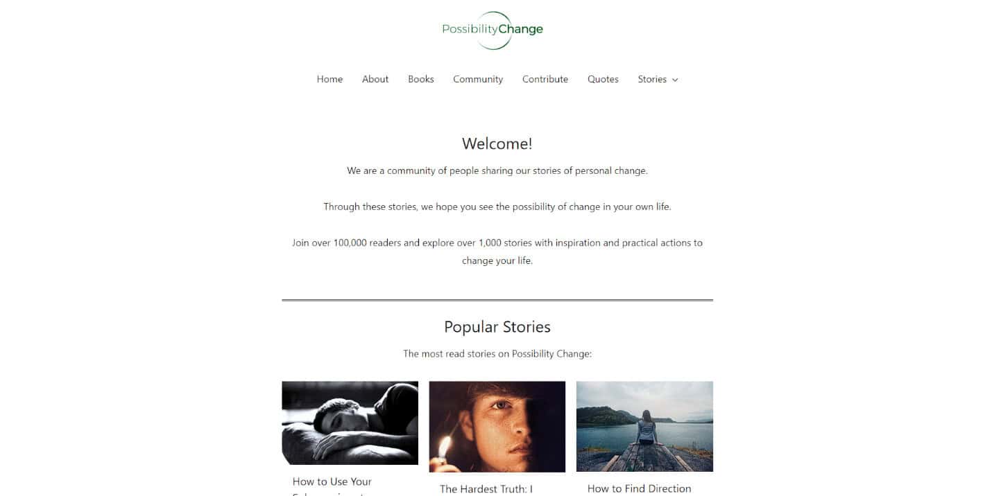 Possibility Change. 51 Best Inspirational Blogs About Life
