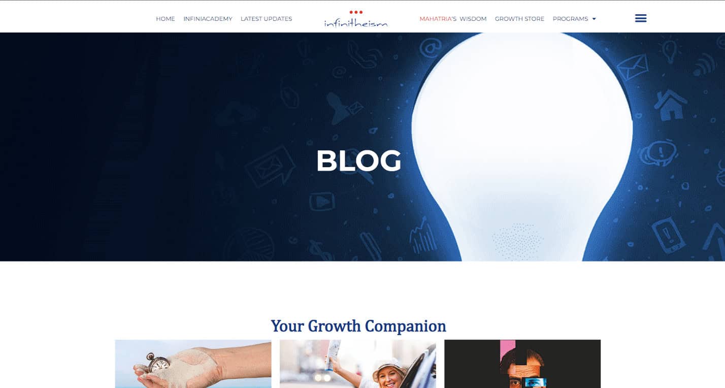 infinitheism. 51 Best Inspirational Blogs About Life