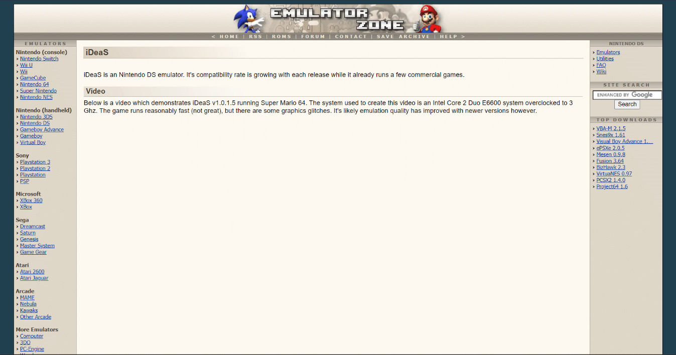 iDeaS download page