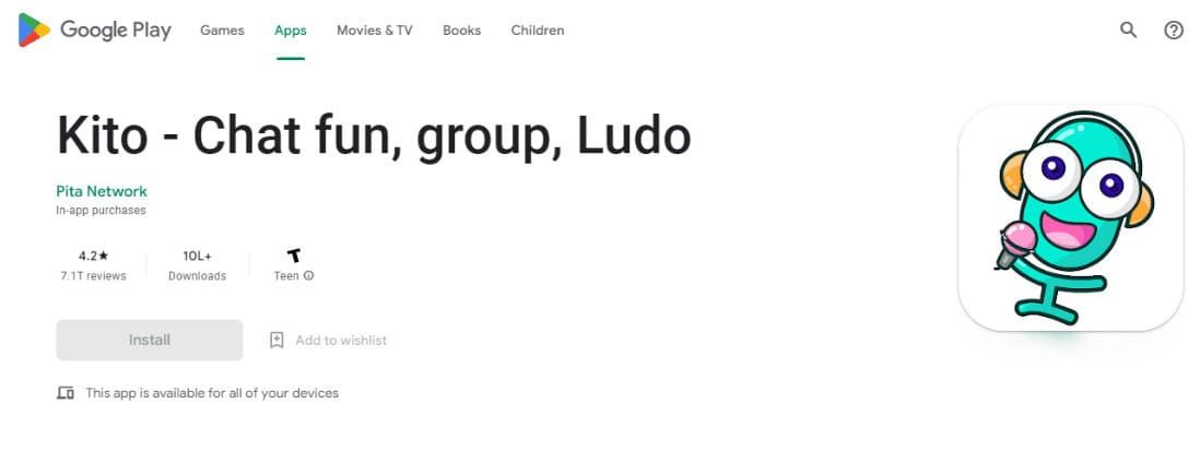 Kito Chat fun, group, Ludo