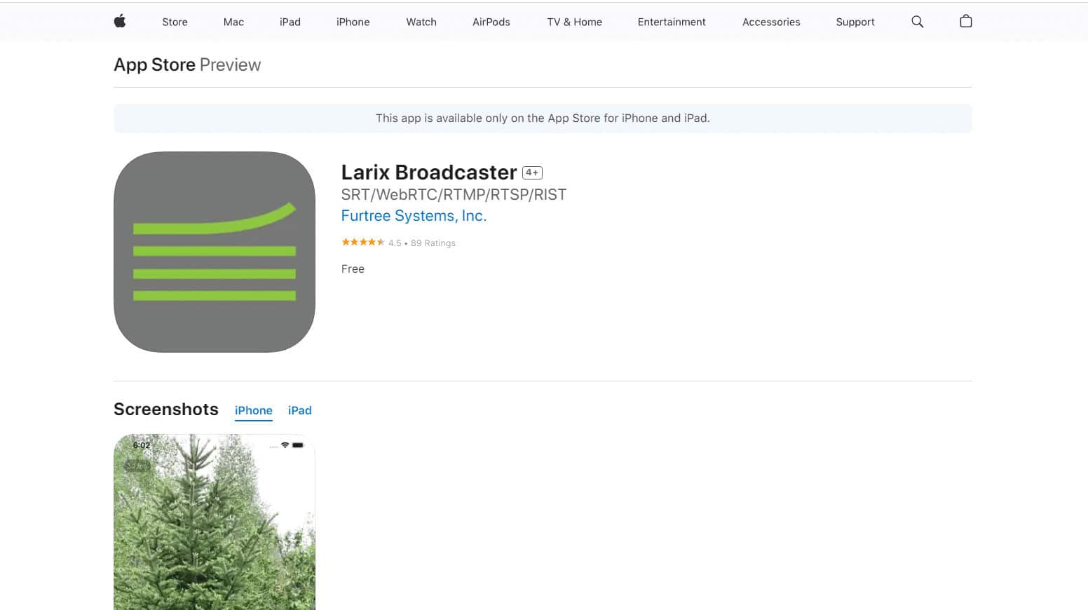Larix Broadcaster. Top 20 Best Live Streaming App for iPhone