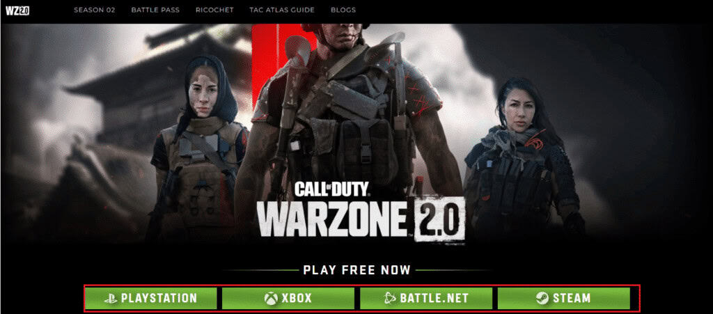 Launch Call of Duty Warzoneโs official website. Fix Call of Duty Warzone 2 Error Code Diver