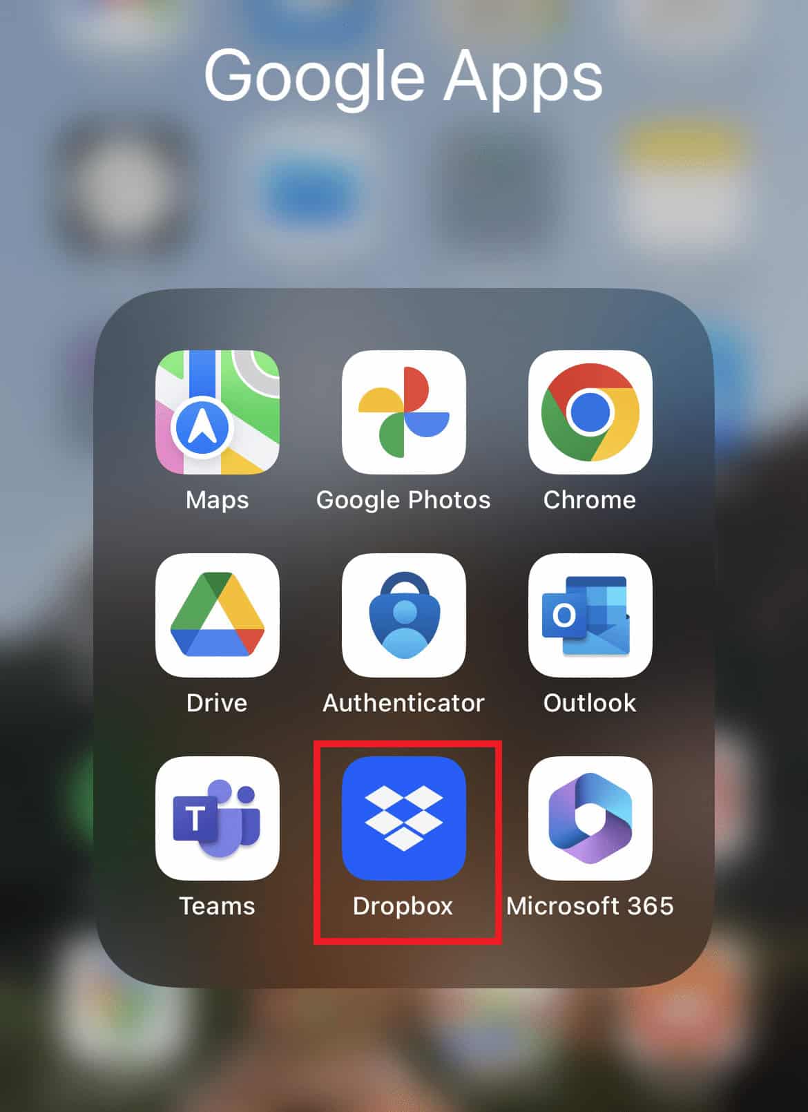 Launch Dropbox
