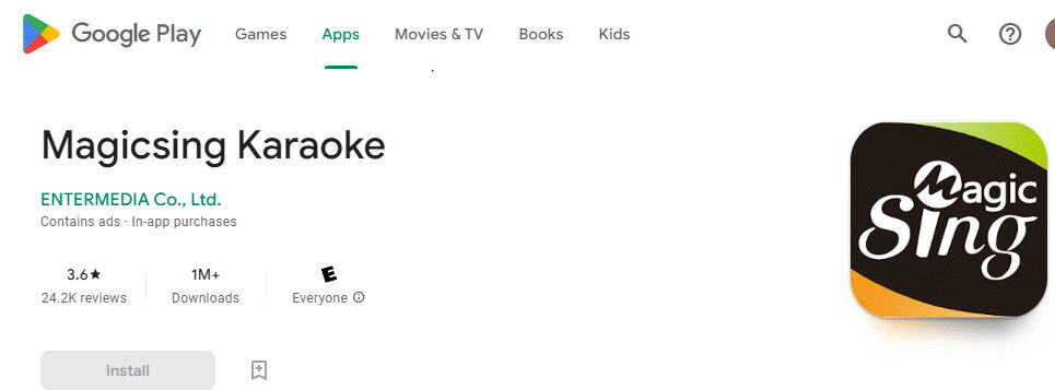 Magicsing Karaoke. 19 Free Karaoke App for Android TV