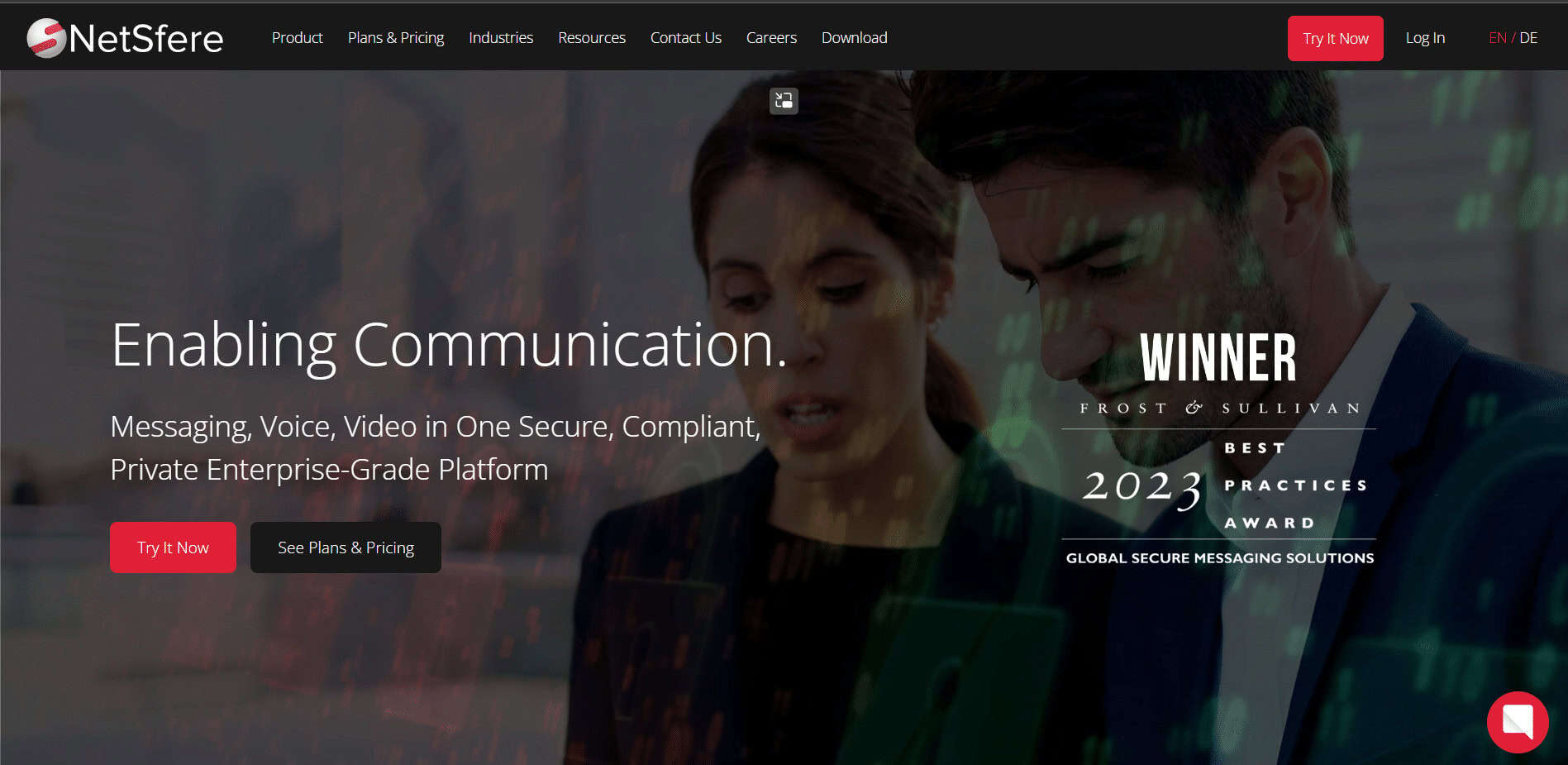 NetSfere Messaging Website