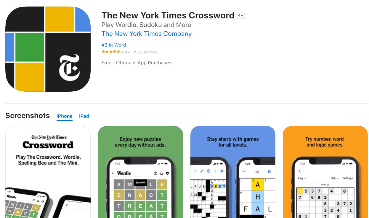 New York Times Crossword