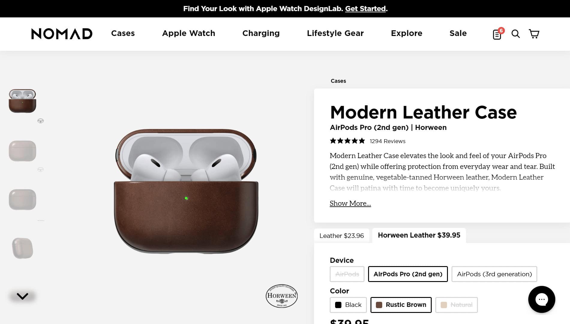 Nomad Modern Leather Case for AirPods Pro 2nd Generation. Top 18 Best Apple AirPods Pro Accessories