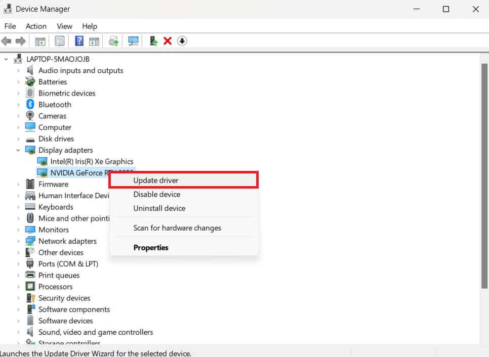click on Update Driver. Fix Valorant TPM 2.0 Error in Windows 11