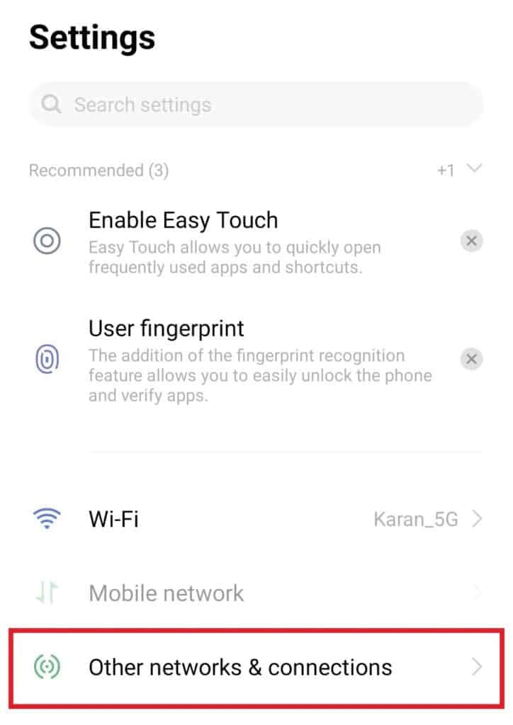 tap on the Other networks and connections tab. 10 Ways to Fix Tinder Something Went Wrong 50000 Error