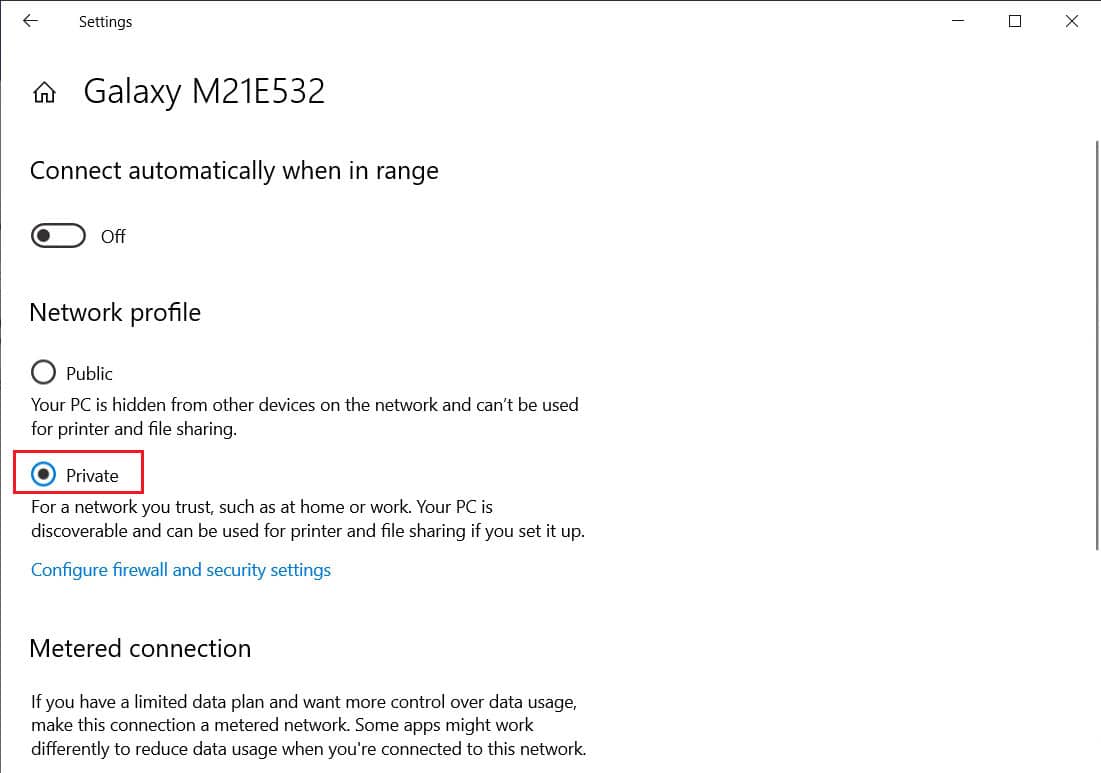 select Private Network