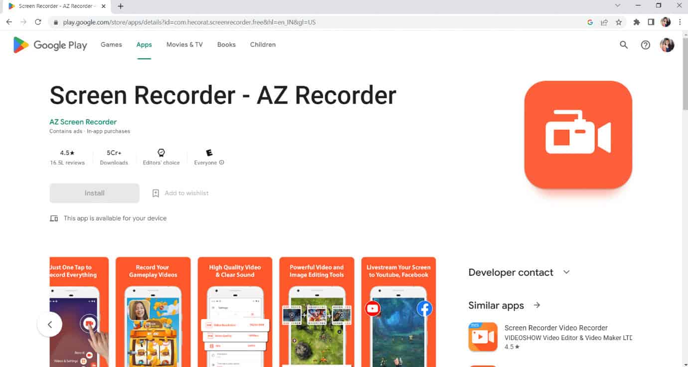 Official Page of AZ Screen Recorder in Google play. 19 Best Live Streaming Apps for Android Gaming