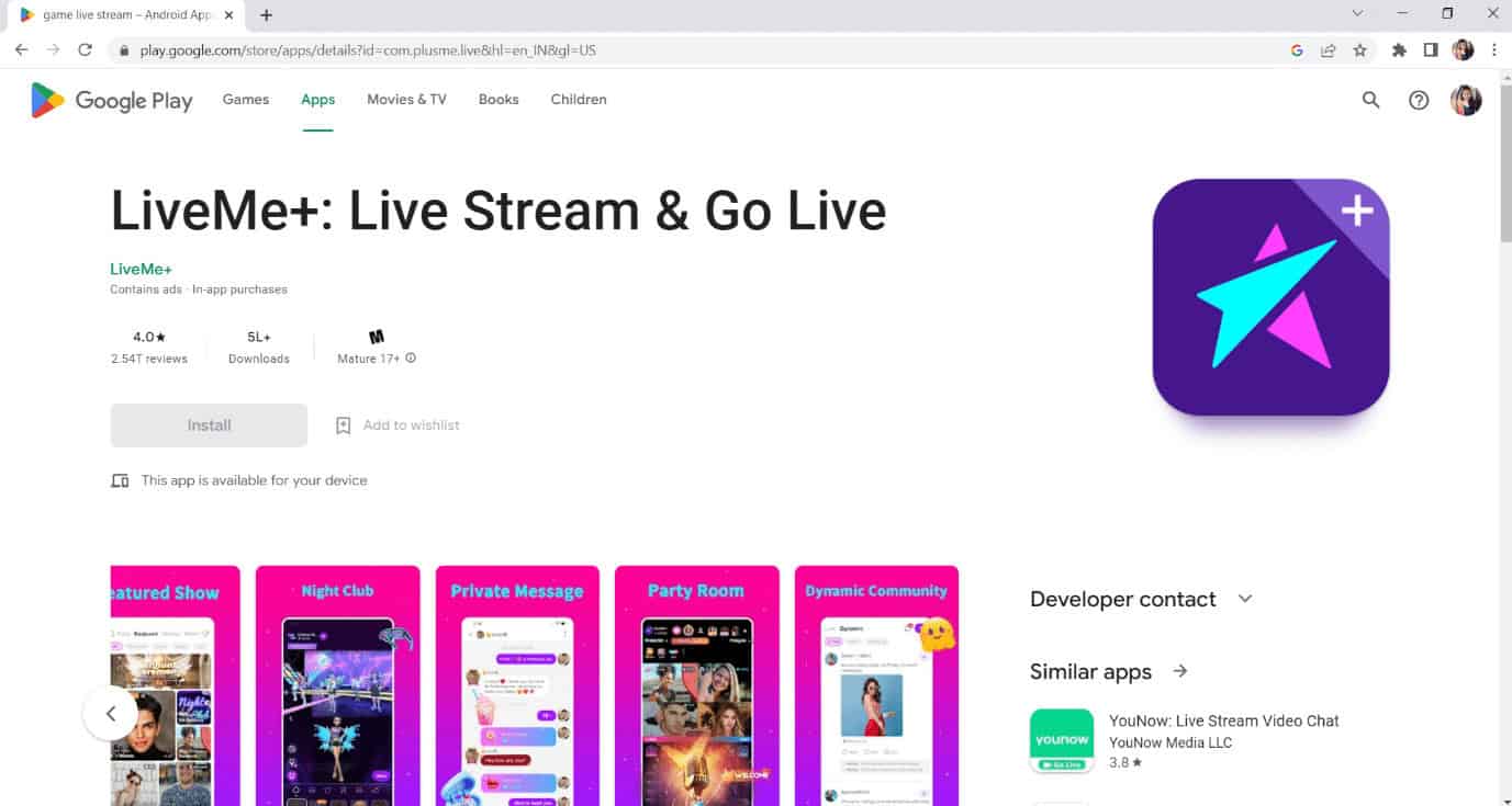 Official Page of LiveMe in Google play. 19 Best Live Streaming Apps for Android Gaming