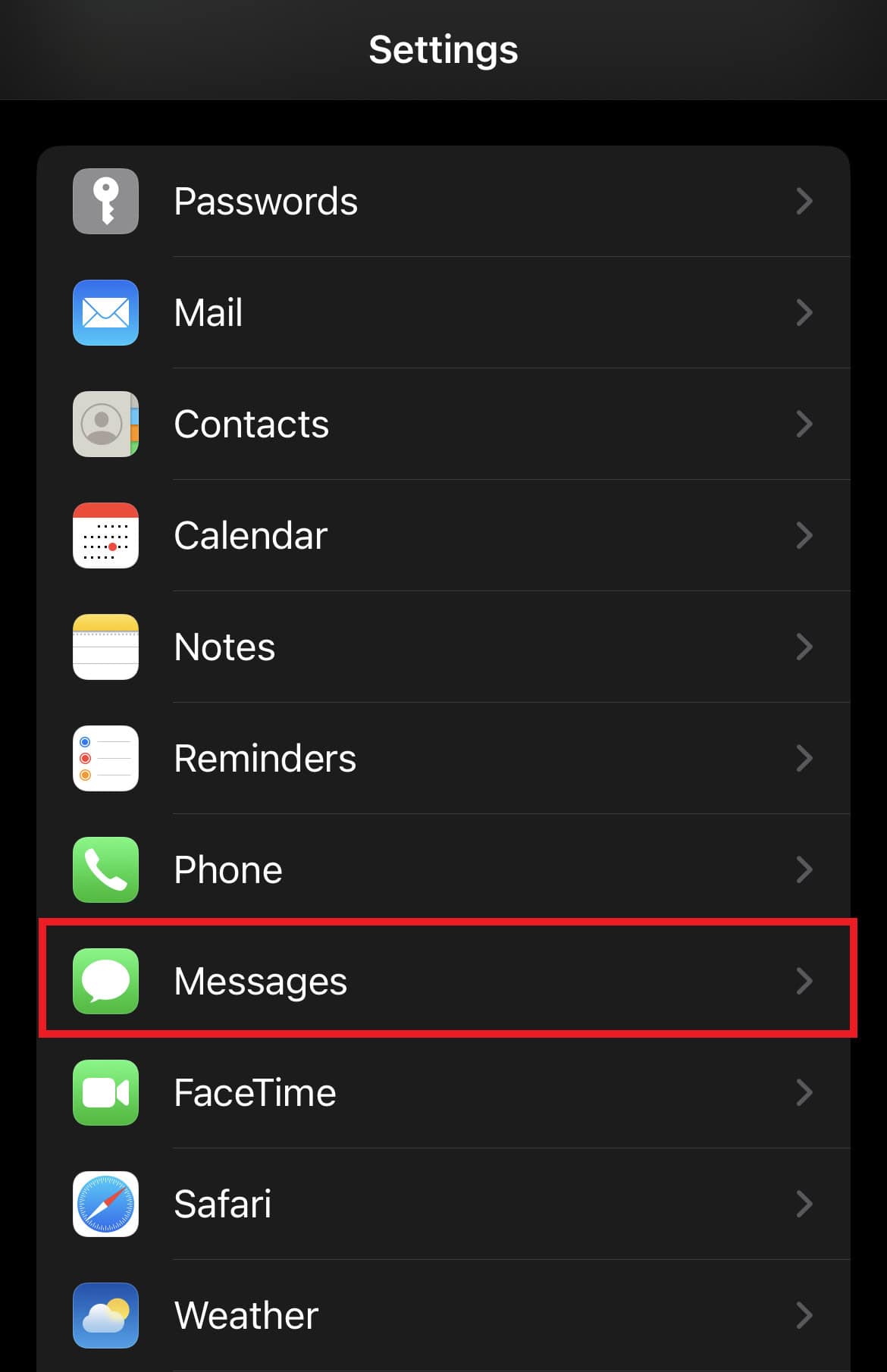 Open Messages