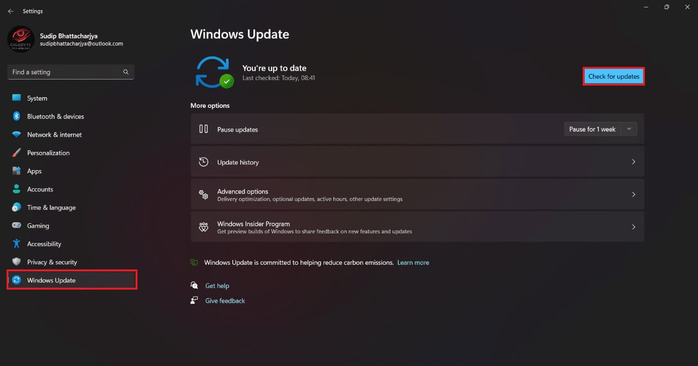 select Windows Update then click Check for updates. Fix Valorant Error Code 29