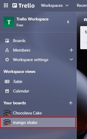 Open the board with the list you want to add a label to